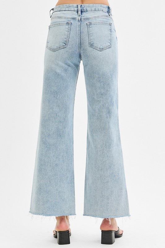 Carmen Light Low Rise Wide Leg Jean