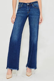 Coop Low Rise Wide Leg Dark Jean