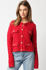 Maci Knit Button Cardigan