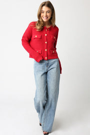 Maci Knit Button Cardigan