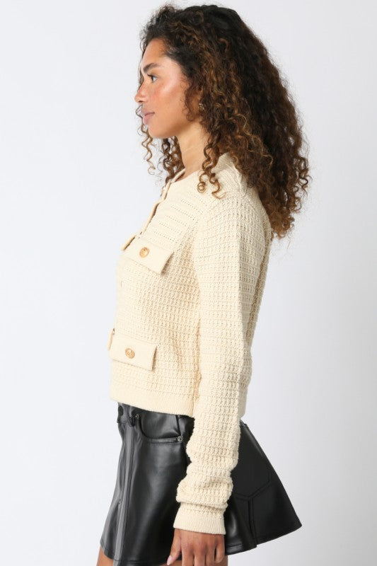 Maci Knit Button Cardigan
