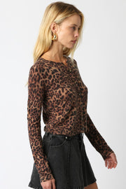 Rhodes Leopard Knit Cardigan