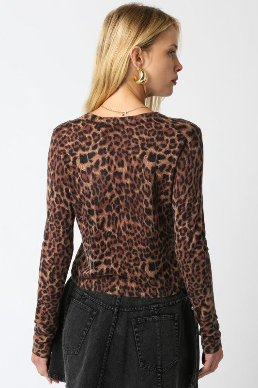 Rhodes Leopard Knit Cardigan