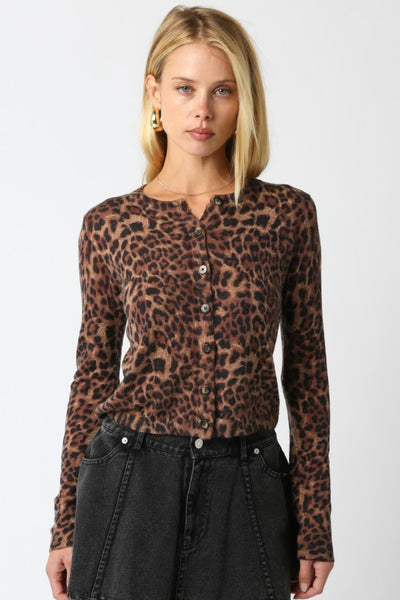 Rhodes Leopard Knit Cardigan