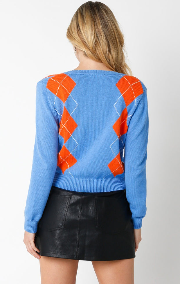 Lea Argyle Sweater