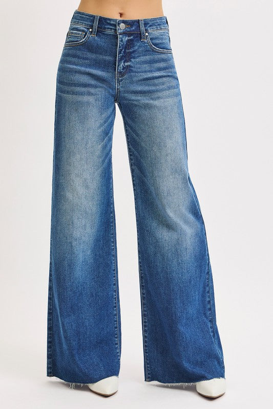 Emily High Rise Palazzo Jeans