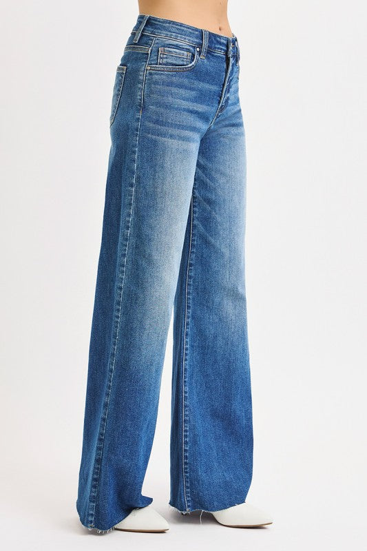 Emily High Rise Palazzo Jeans