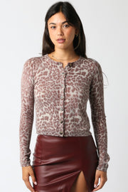 Rhodes Printed Knit Cardigan