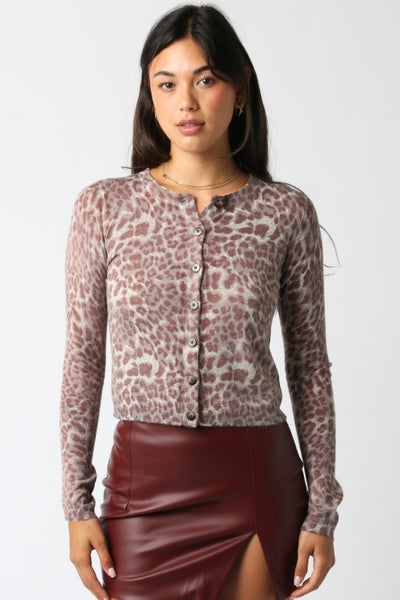 Rhodes Printed Knit Cardigan