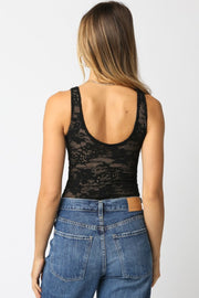 Elise Lace Tank Bodysuit