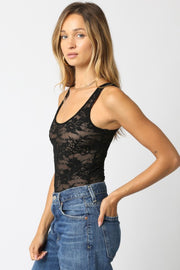 Elise Lace Tank Bodysuit