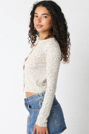 Rhodes Printed Knit Cardigan