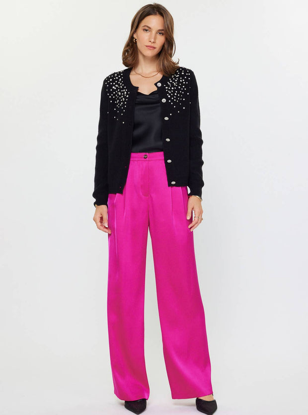 Crystal Beaded Detail Cardigan