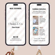 Pinky Promise Phone Wristlet or Bag Charm