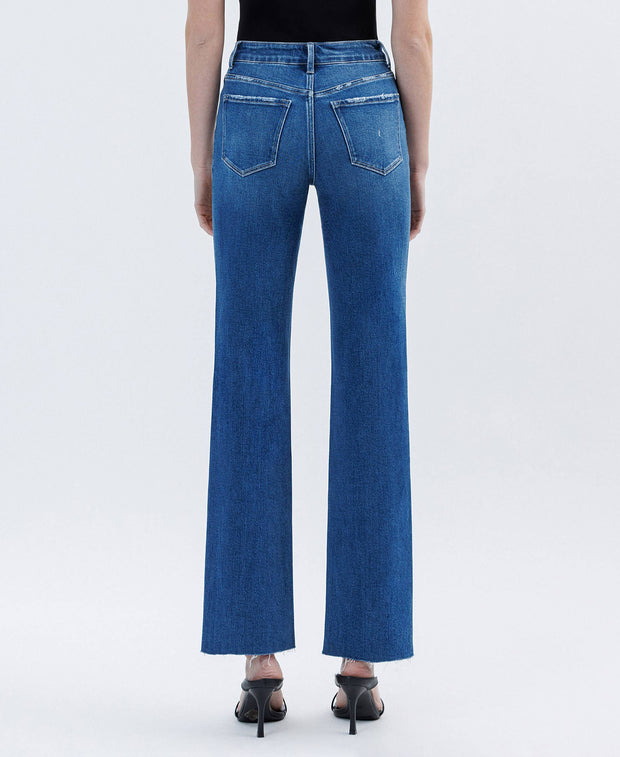 Rapture High Rise Clean Cut Straight Jeans