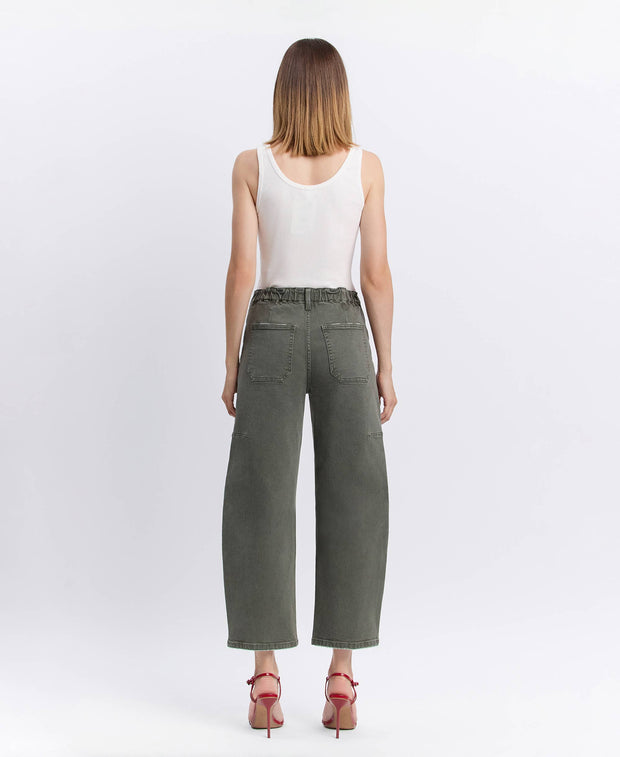 Forest High Rise Barrel Jeans