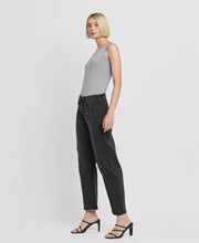 Rebel Black High Rise Barrel Jeans
