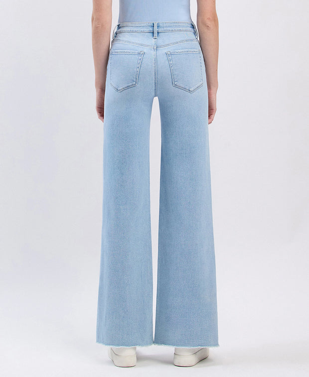 Judith High Rise Wide Leg Jeans