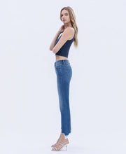 Devi High Rise Kick Crop Flare Jeans