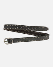 Zwier | Oval Buckle Leather Studded Belt