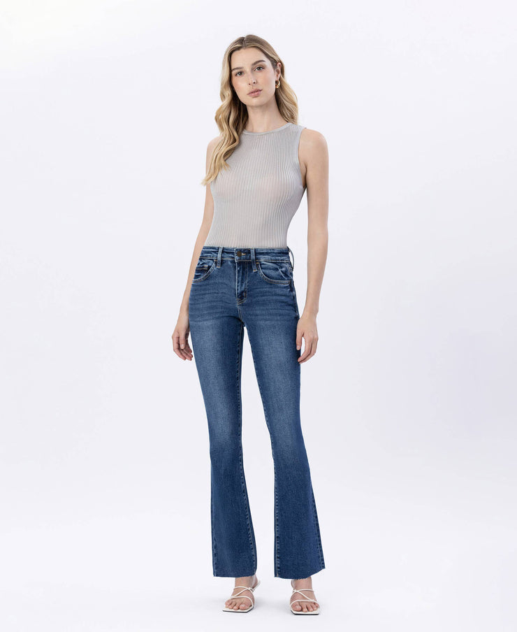 Vanessa Mid Rise Slim Bootcut Jeans