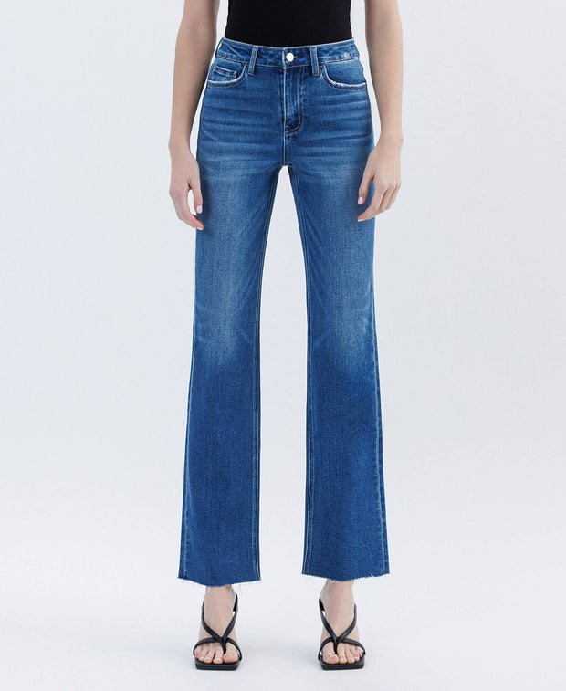 Rapture High Rise Clean Cut Straight Jeans
