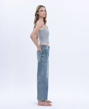 Serene High Rise Crop Barrel Jean