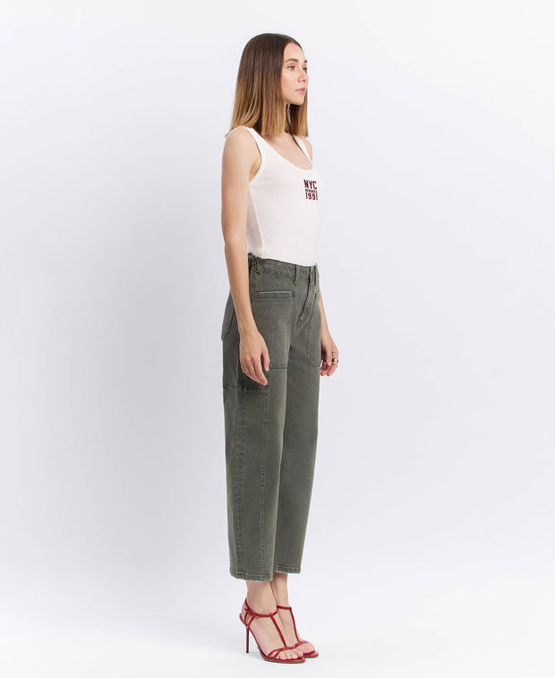 Forest High Rise Barrel Jeans