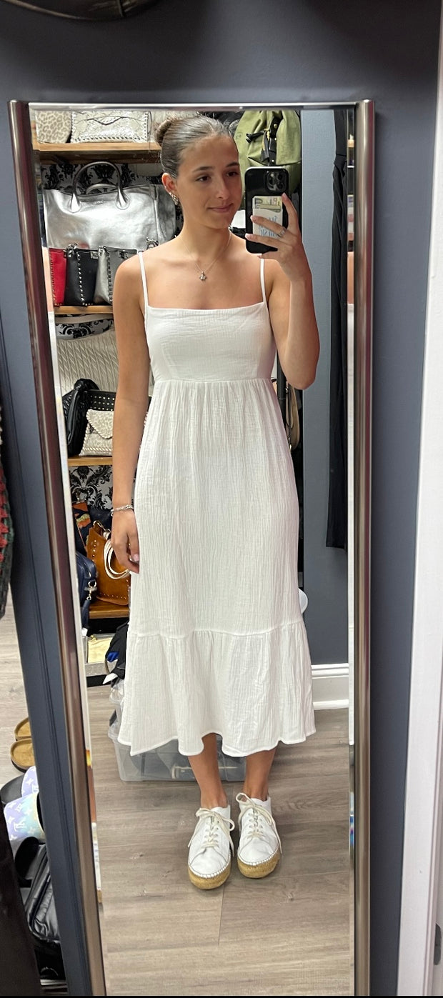 Kayla Gauze Midi Dress
