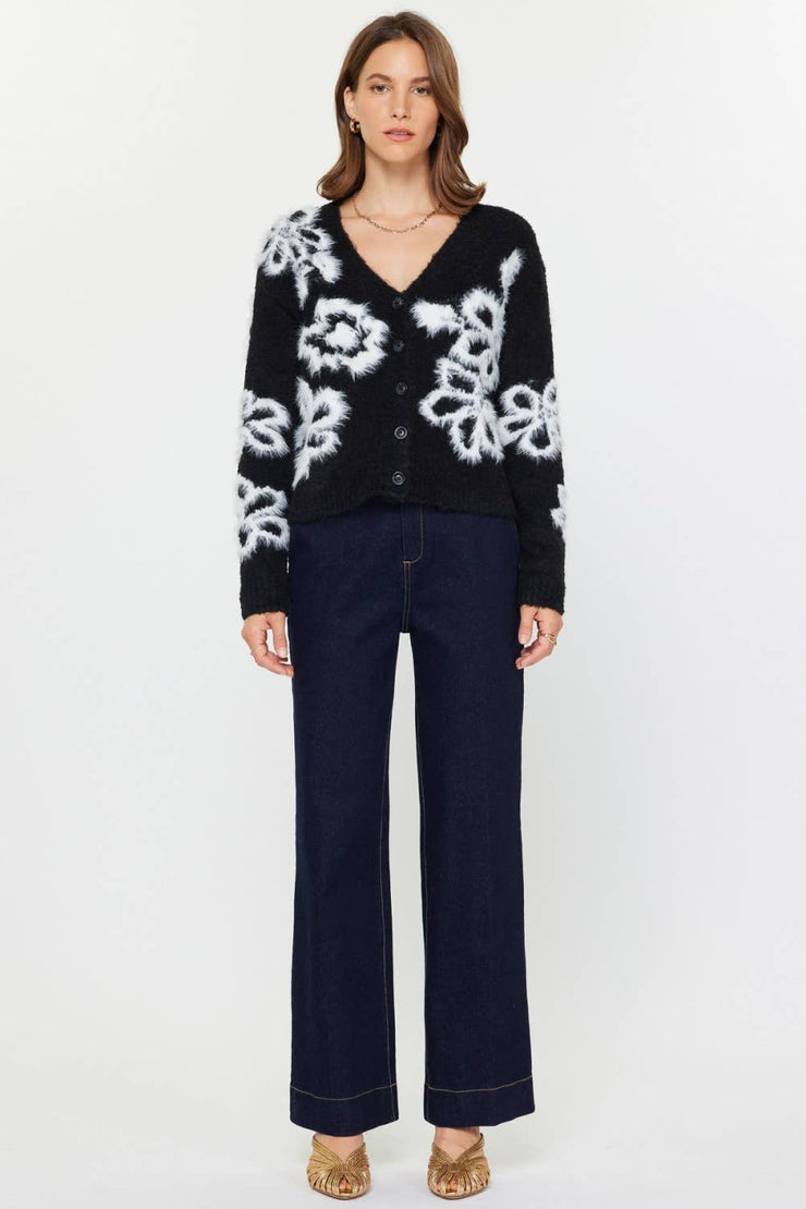 Fuzzy Sweater Cardigan