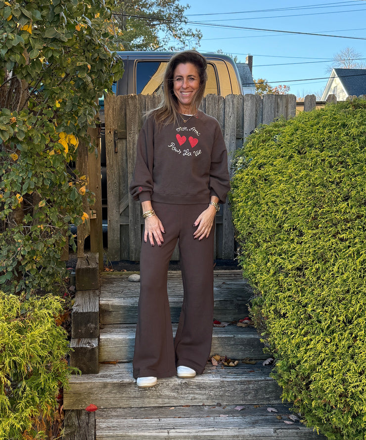 Madz Cozy Fleece Wide Leg Sweatpant