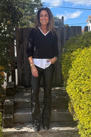 Lucy Layered Ruffle Trim Sweater