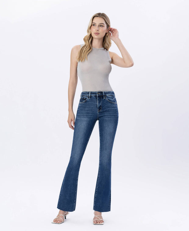 Vanessa Mid Rise Slim Bootcut Jeans