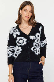 Fuzzy Sweater Cardigan