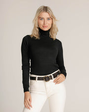Dion | Round Buckle Leather Studded Belt