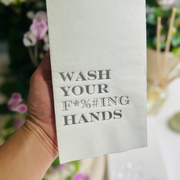 Wash Your F*%#ING Hands Paper Guest Towels