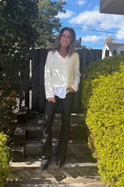 Lucy Layered Ruffle Trim Sweater