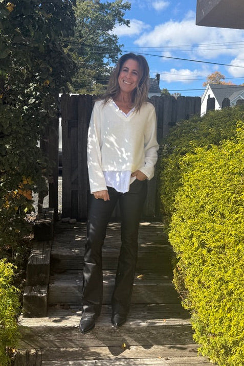 Lucy Layered Ruffle Trim Sweater