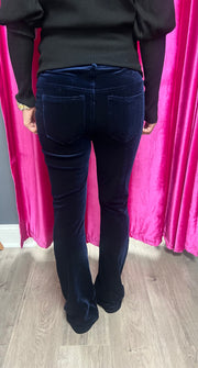 Velvet Skinny Flare Pant