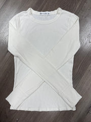 Long Sleeve Ribbed Crew
