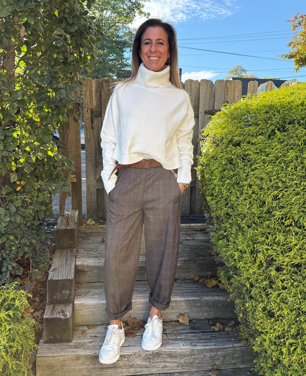 Caro Plaid Pull On Pant