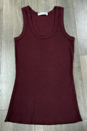 Short Scoop Neck Tank