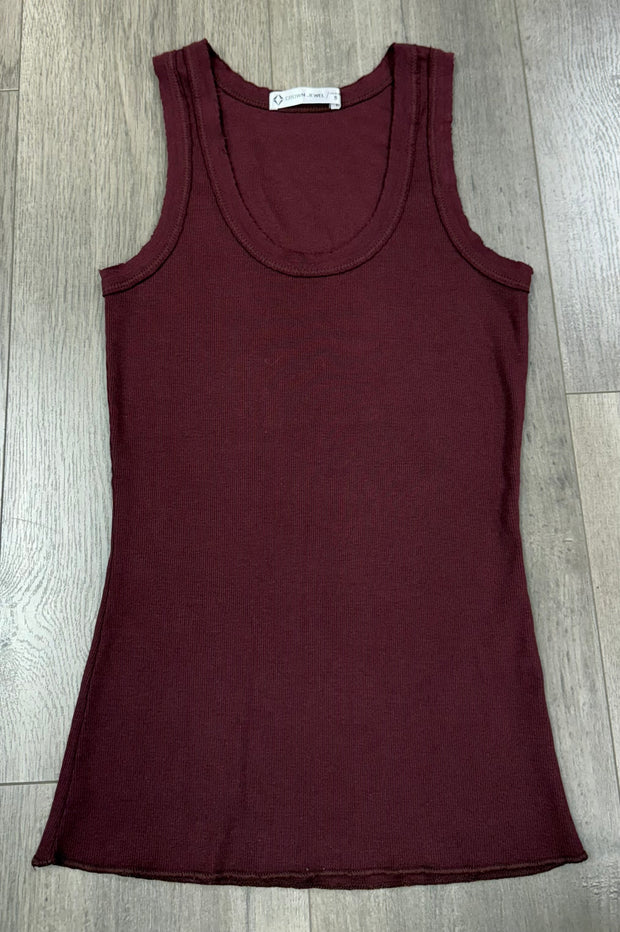 Short Scoop Neck Tank