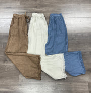 Sofia Linen Wide Leg Pant