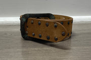 Cognac Patina Studded Leather Streets Ahead Belt