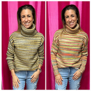 Holly Multi Color Striped Sweater