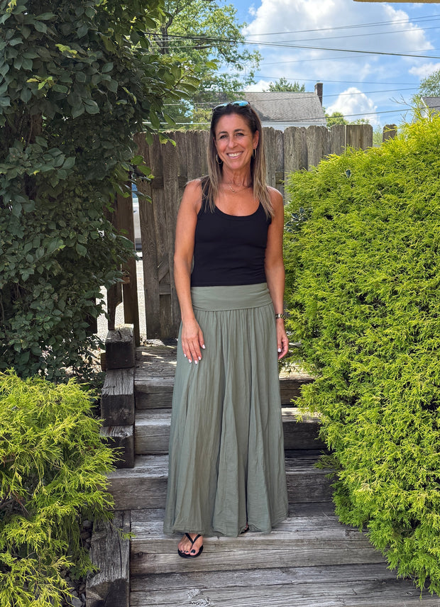 Caribe Convertible Foldover Maxi Skirt /Dress