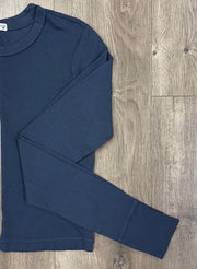 Luxx Long Sleeve Cropped Crew Neck