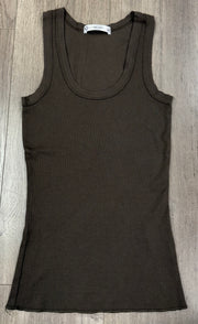 Short Scoop Neck Tank