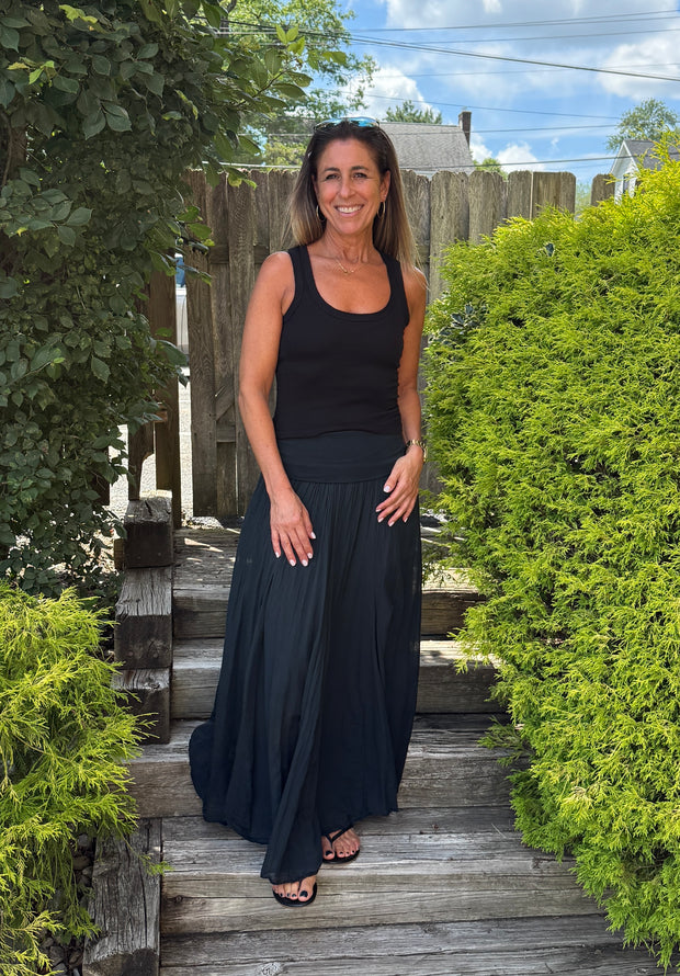 Caribe Convertible Foldover Maxi Skirt /Dress